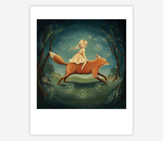 Emily Winfield Martin Dream Animals: Fox and Girl 8x10 Archival Print