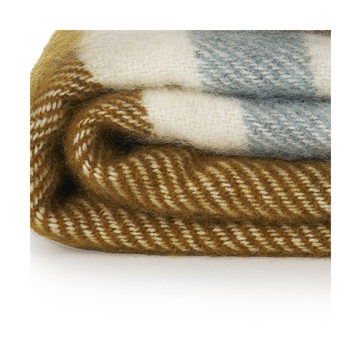 Gotland Striped Walnut Lambswool Throw
