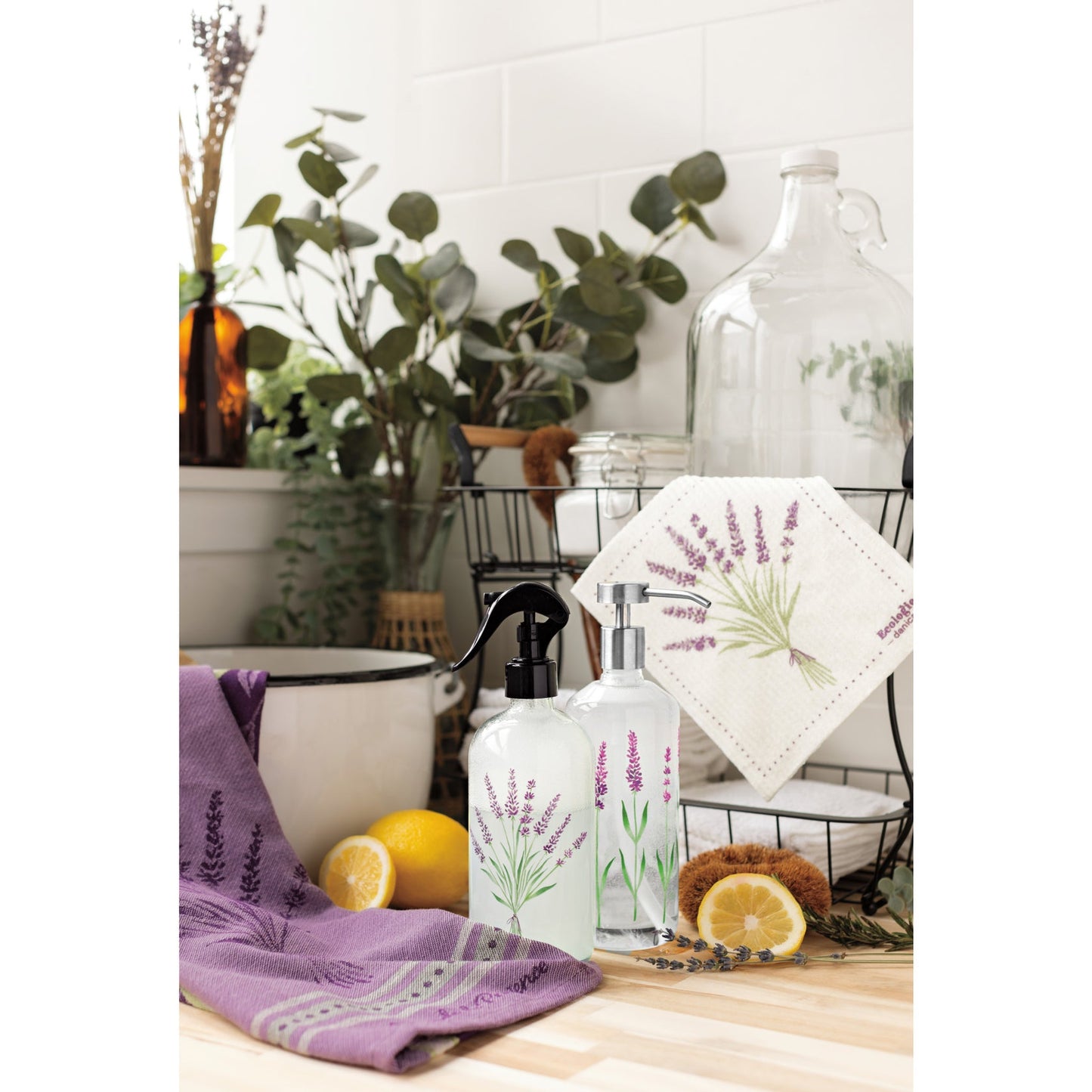 Lavender Glass Spray Bottle
