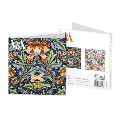 Floral Arts & Crafts Notecards