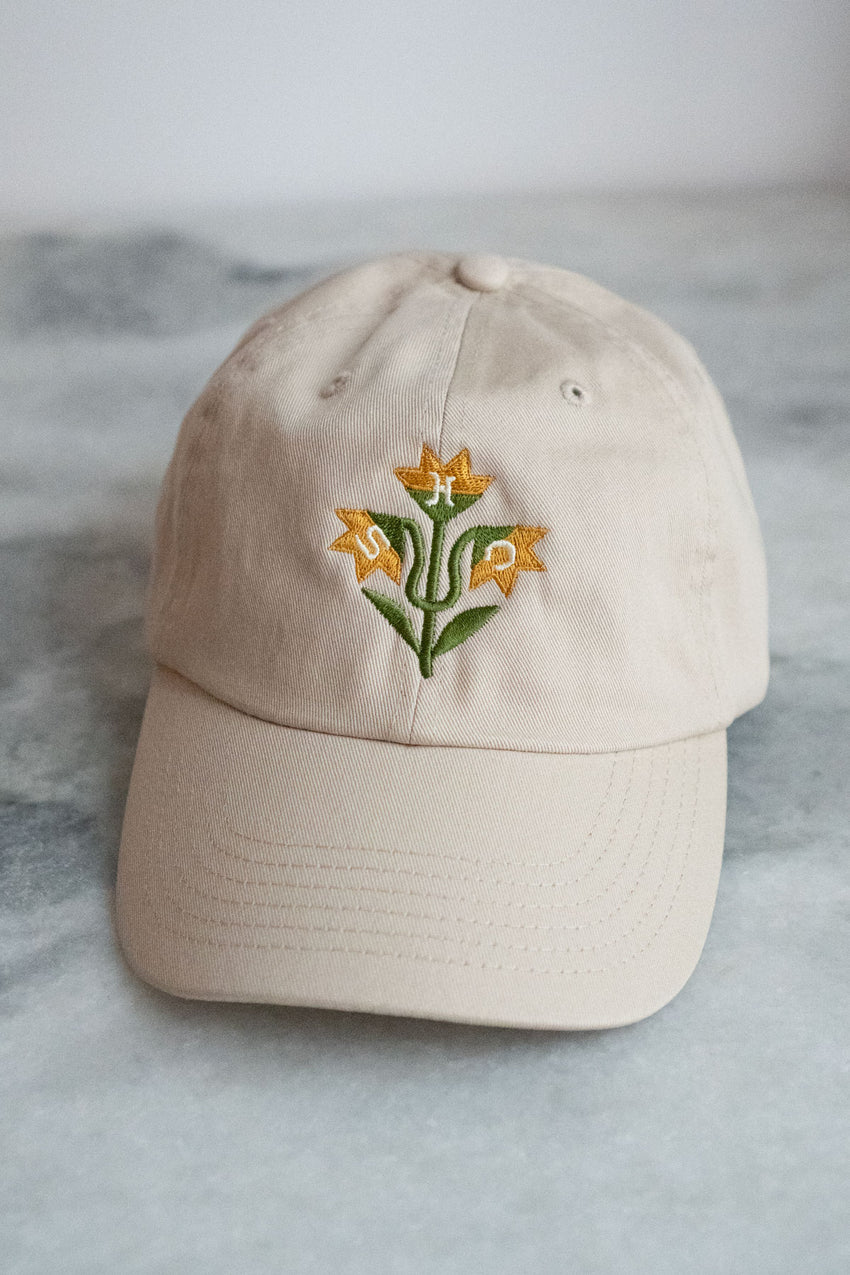 Quilt Flowers Dad Hat