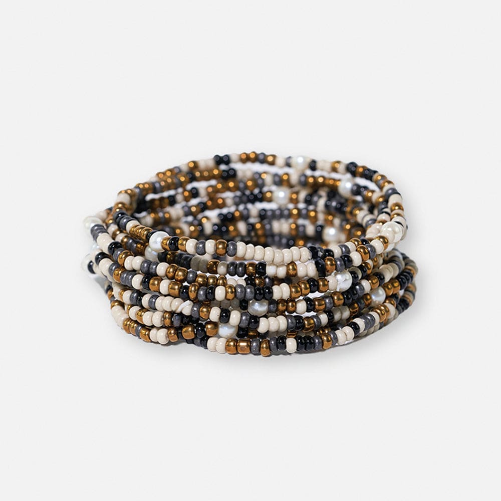 Sage Beaded Bracelet