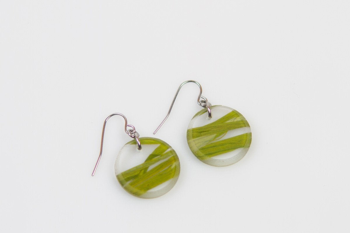 Ecoresin Circle Earrings